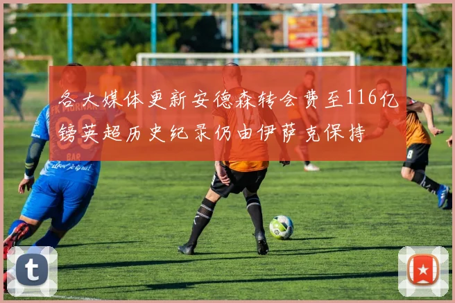 各大媒体更新安德森转会费至116亿镑英超历史纪录仍由伊萨克保持
